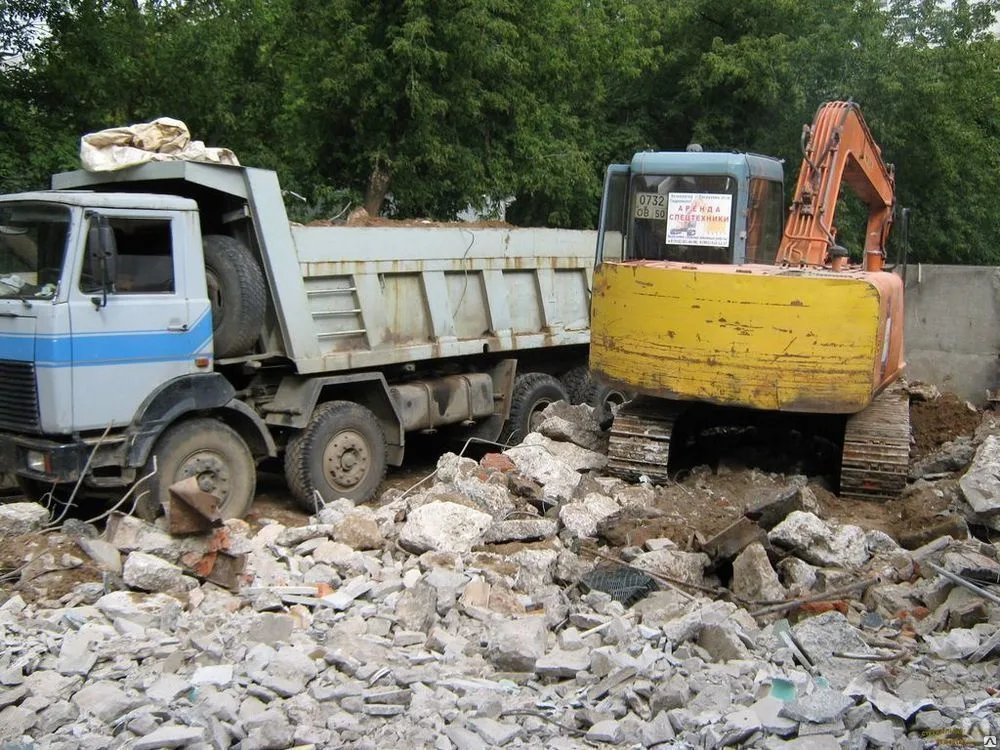 Вывоз бетонного боя и утилизация в Балахне в октябре